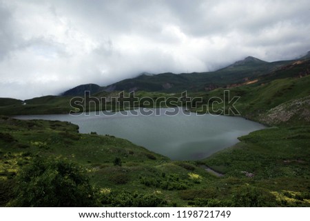 amazing highland and lake photos. artvin /savsat