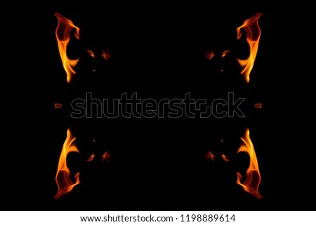 beautiful abstraction of fire