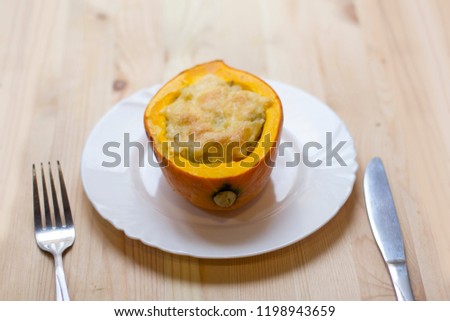 A dish of pumpkin