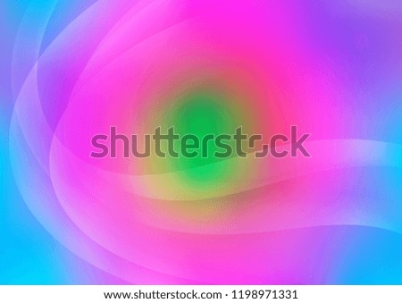 Light Multicolor, Rainbow vector background with bent ribbons. Colorful illustration in abstract marble style with gradient. A completely new template for your business design.