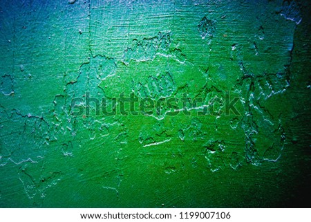 green-blue artsy abstract wall background texture