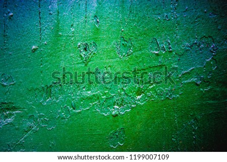green-blue artsy abstract wall background texture