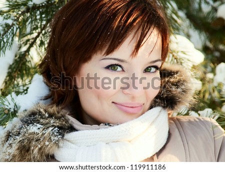  portrait girl the winter