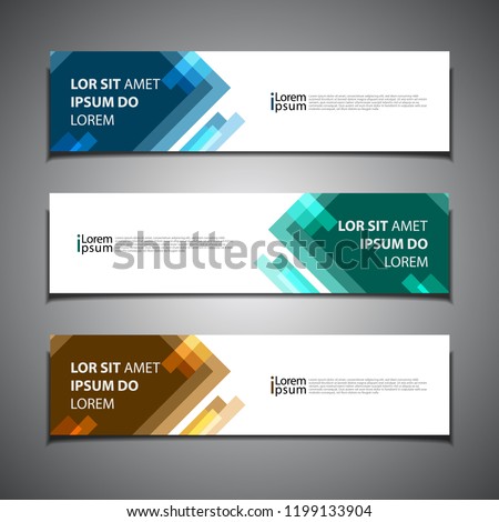 stock vector banner background modern template design Royalty-Free Stock Photo #1199133904