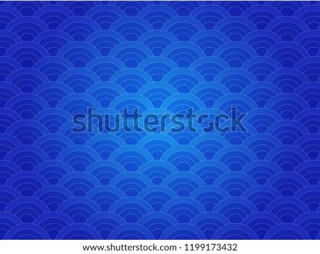Flowing circle pattern with waves, futuristic, sea wave background. Banner web.
