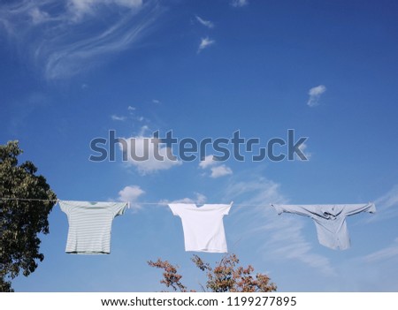 Dry clothes in Clear Sky, Bright Sun 2                                                               