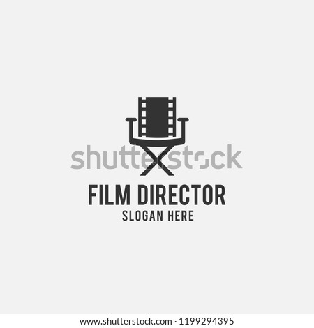 Creative logo design for film, cinema, director, tv company Royalty-Free Stock Photo #1199294395