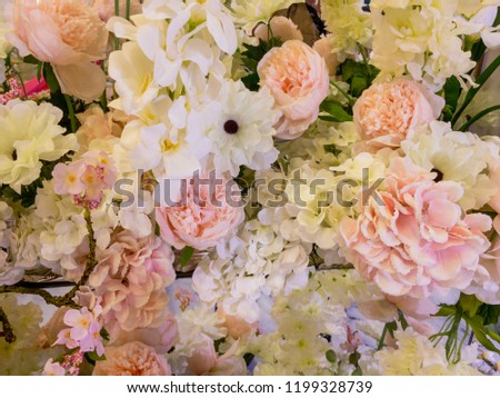 Ornamental flower background