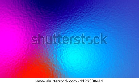 Abstract blue red and purple light neon fog soft glass background texture in pastel colorful gradation.