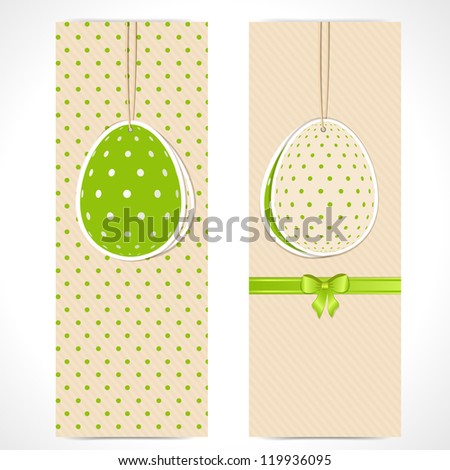 Easter egg banner backgrounds
