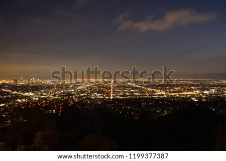 City view of Los Angeles 