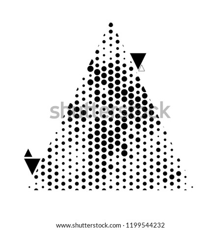 A Minimal Triangle Vector Design, White Background and Black Ink Vector Design, Pyramids