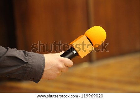 hand hold microphone for  interview