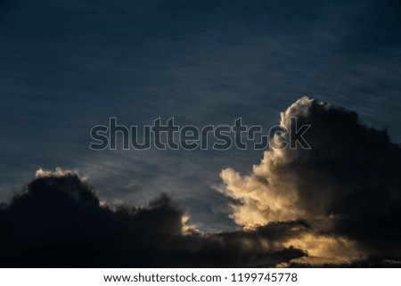 sunset beautiful clouds