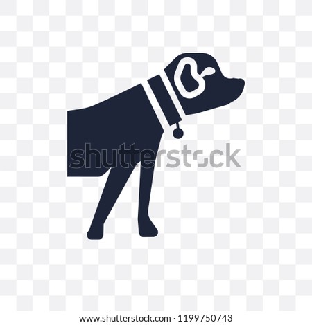 Boerboel dog transparent icon. Boerboel dog symbol design from Dogs collection. Simple element vector illustration on transparent background.