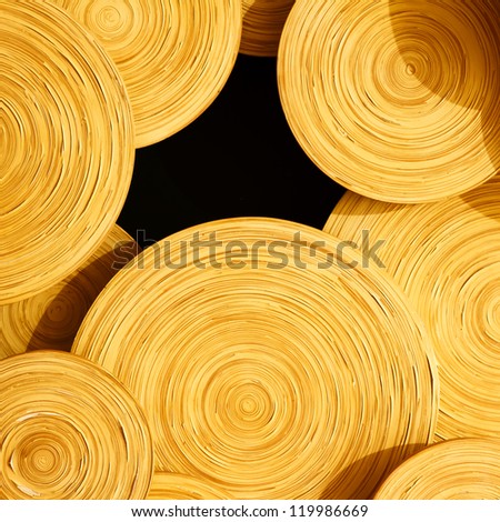 Circle old wood