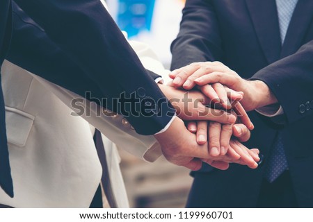 Social work corporate company concept appreciation team trustworthy honor business valuable for responsible collaboration honesty teamwork. Dealing Business Motivated Honest Businessman Teamwork Royalty-Free Stock Photo #1199960701