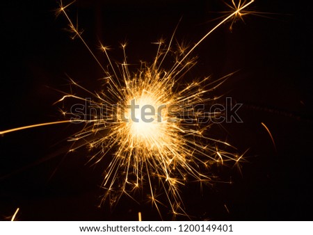 Fire Sparkle Abstract Background