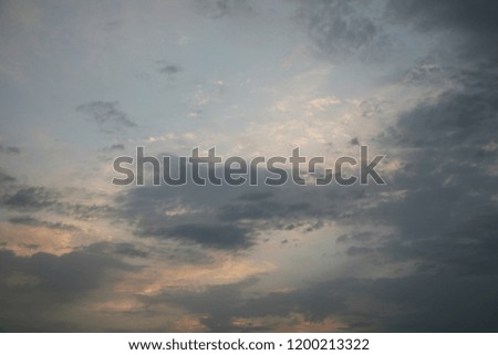 Natural sky with clouds is the best background of nature. Beautiful abstract sky like a picture. Best blue skies natural image.