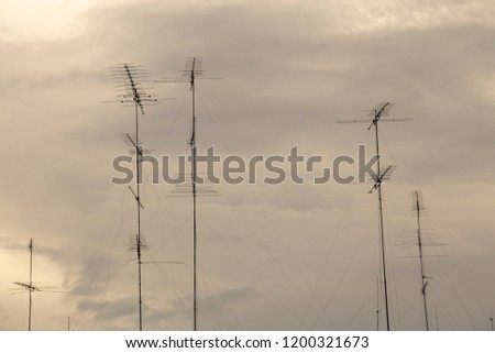 TV and telephone antenna