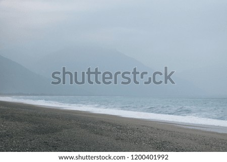 Qixingtan Beach in Hualien, Taiwan.