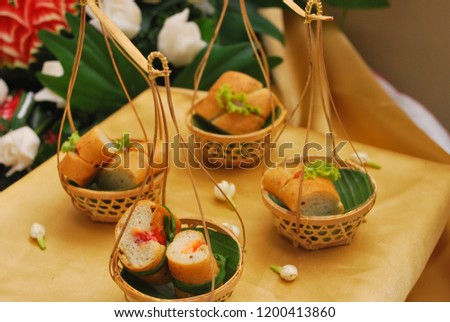THAI FOOD And THAI DESSERTS Royalty-Free Stock Photo #1200413860