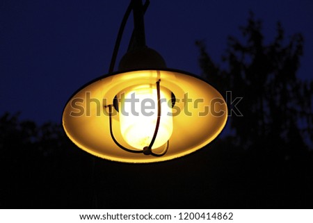lighting street lamp