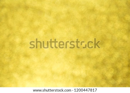 Abstract golden bokeh background for christmas, Celebration concept.