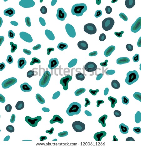 Light Green vector seamless cover with spots. Blurred decorative design in abstract style with bubbles. Template for business cards, websites.