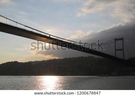 Under The Bridge Of The Bosporus, istanbul Turkey