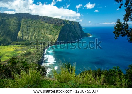 Waipio Valley Lookout,Big Island Hawaii
