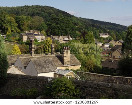 View of Bakewell, Derbyshire, Peak District