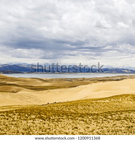 Gobi landscape scenery view