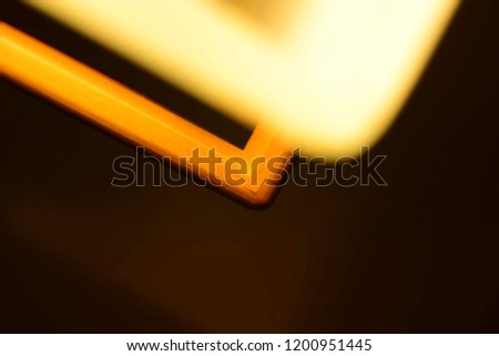 Abstract photo of light and shapes