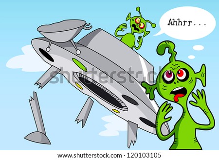Funny Comic Story about aliens.