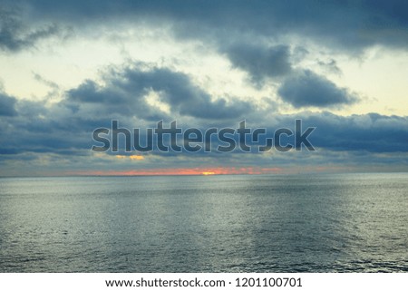 Sun rise of Miami Beach of Florida