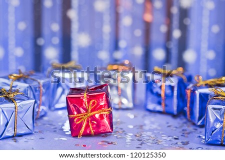 Christmas decoration depicting concept of uniqueness
