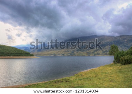 Belmeken dam in Bulgaria, general view