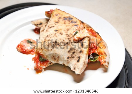 napolitan pizza with basil