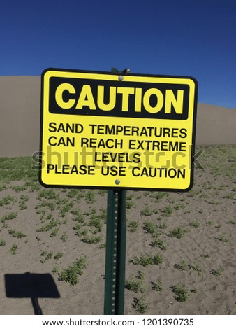 Dune Heat Warning