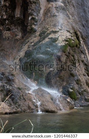 Sitting Bull Waterfall at Sitting Bull Recreational Area, Lincoln National Forest, New Mexico