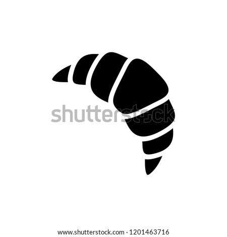 Bakery croissant icon from Bistro and restaurant. Bakery croissant vector isolated on white background. Bakery croissant trendy illustration.