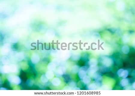 green light bokeh abstract background