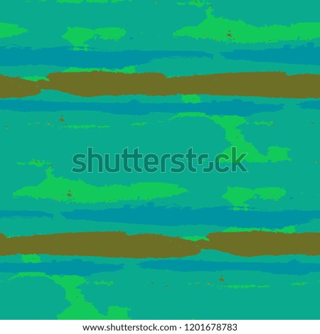 Seamless Background with Stripes Painted Lines. Texture with Horizontal Dry Brush Strokes. Scribbled Grunge Motif for Sportswear, Fabric, Cloth. Trendy Vector Background with Stripes