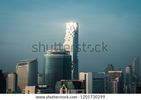 Cityscape in the morning,Bangkok city