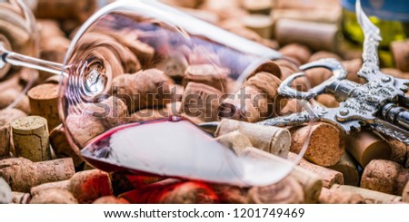 Wine corks background 