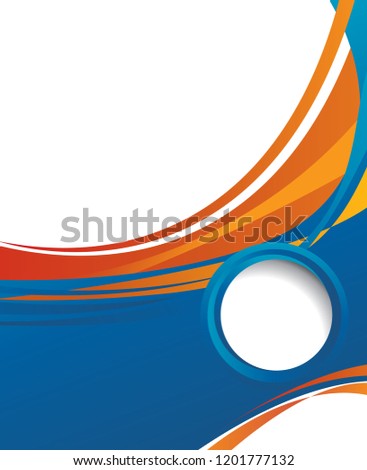 Professional business design layout template or corporate banner design. Magazine cover, publishing and print presentation. Abstract vector background.