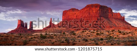 Monument Valley in Arizona Royalty-Free Stock Photo #1201875715