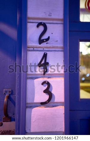 house number 243