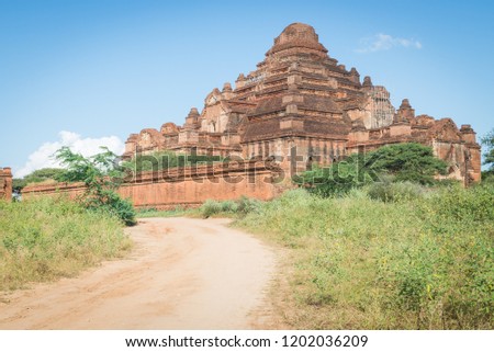 Dhammayan Gyi Temple, one the most important temple of Bagan area, Myanmar